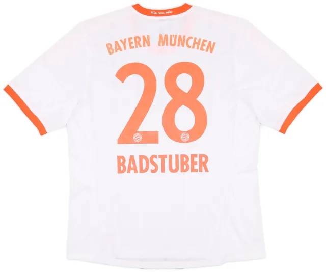 adidas 2012-13 Bayern Munich Away Shirt Badstuber #28 (XL)