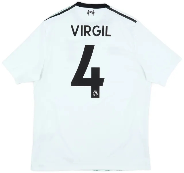 NewBalance 2017-18 Liverpool Away Shirt Virgil #4 - 8/10 - (M)
