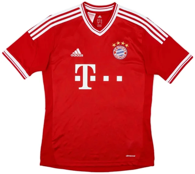 adidas 2013-14 Bayern Munich Home Shirt - 9/10 - (XL.Boys)
