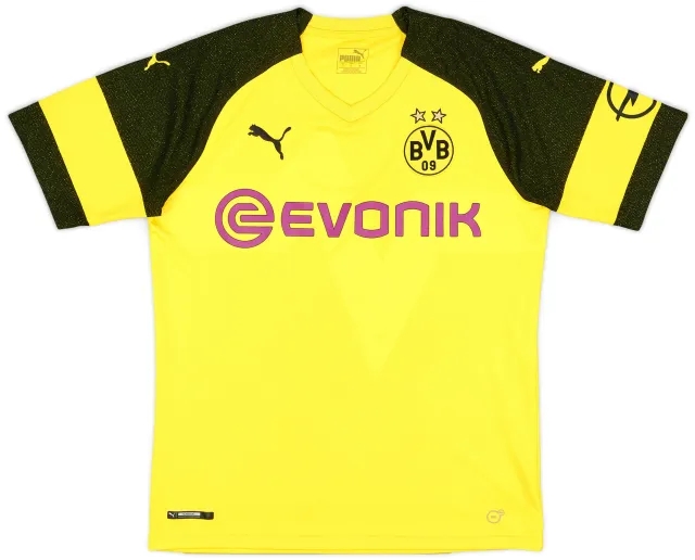 Puma 2018-19 Borussia Dortmund Home Shirt - 6/10 - (M)