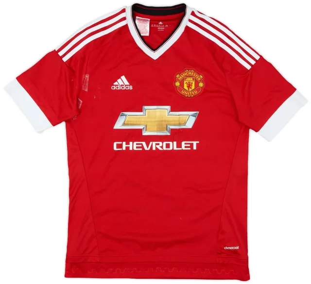 adidas 2015-16 Manchester United Home Shirt - 5/10 - (XL.Boys)