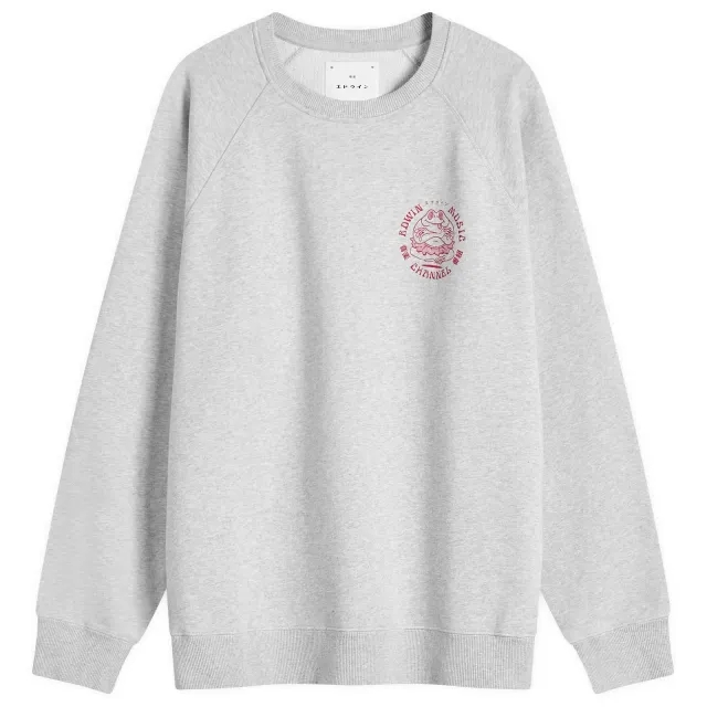 Edwin Men's Music Channel Crew Sweat Grey Marl