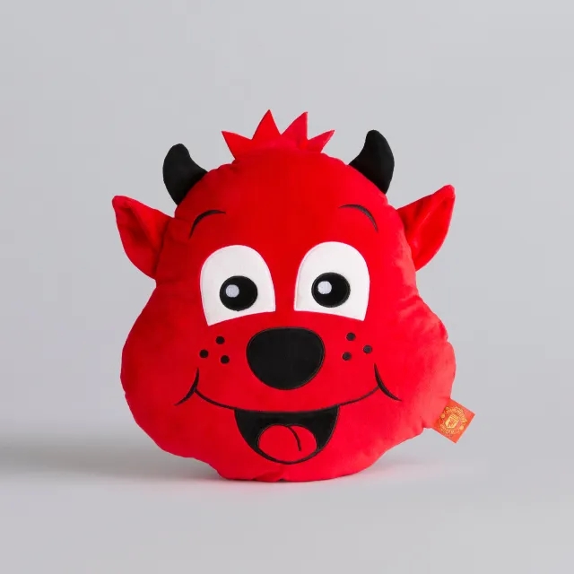 KEEL Manchester United Fred the Red Plush Cushion  Red