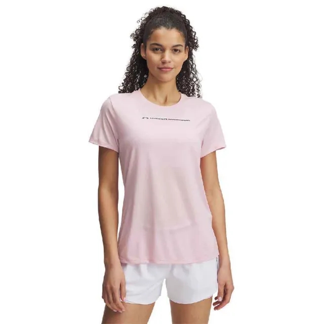 Women's  Under Armour  Tech™ PTH Graphic Short Sleeve Prime Pink / Downpour Gray XS