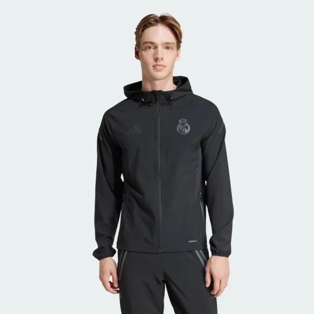 adidas Men Real Madrid Tiro 25 Pro Vis Tech Travel Jacket
