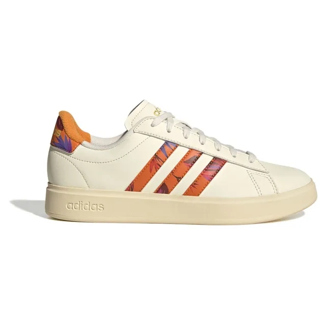 adidas Women's Grand Court 2.0 Trainers - Cream White/Warm Vanilla/Gold Metallic -  Size: UK 8