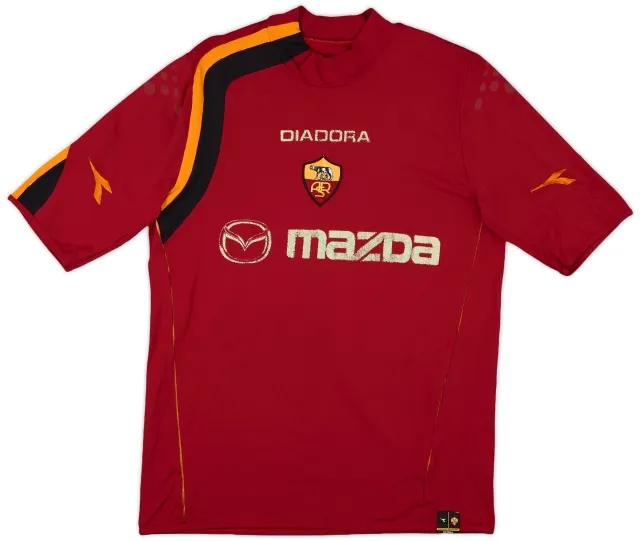 Diadora 2004-05 Roma Home Shirt - 5/10 - (L)