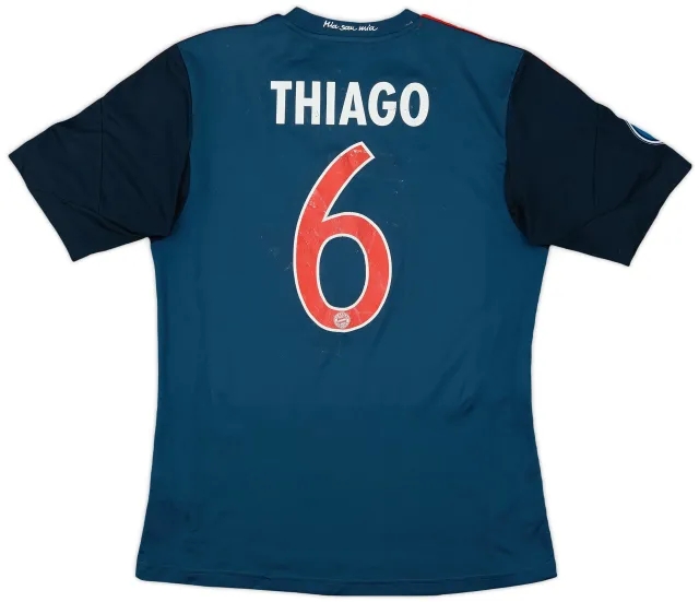 adidas 2013-14 Bayern Munich Third Shirt Thiago #6 - 5/10 - (XL.Boys)