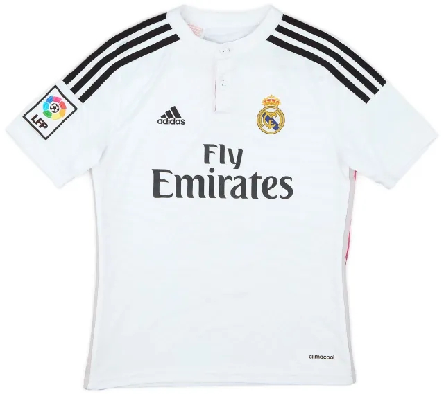 adidas 2014-15 Real Madrid Home Shirt - 7/10 - (M.Boys)