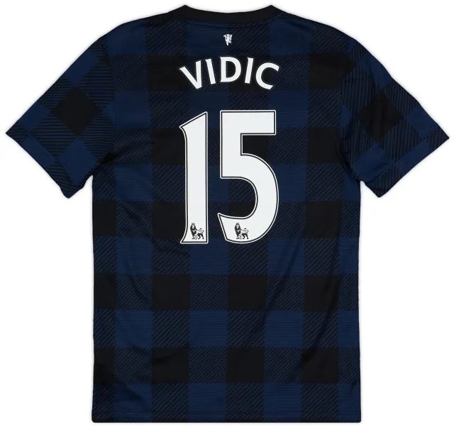 Nike 2013-14 Manchester United Away Shirt Vidic #15 - 8/10 - (S)