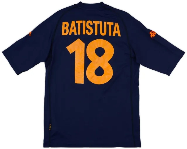 Kappa 2000-01 Roma Third Shirt Batistuta #18 - 5/10 - (XXL)