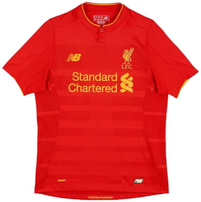 NewBalance 2016-17 Liverpool Home Shirt - 9/10 - (XL.Boys)