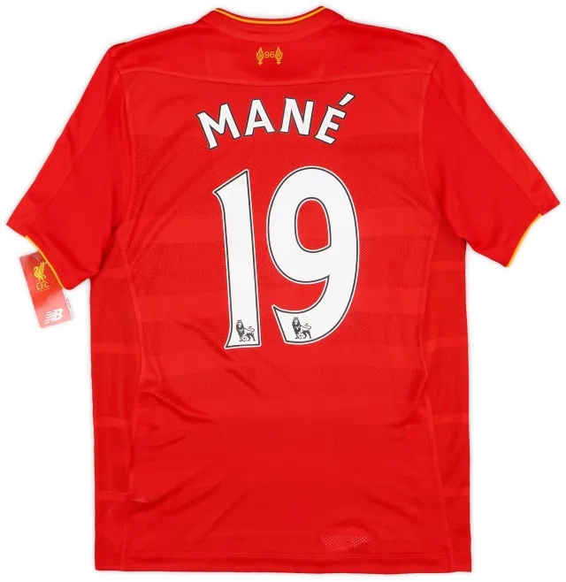 NewBalance 2016-17 Liverpool Home Shirt Mane #19 (S)