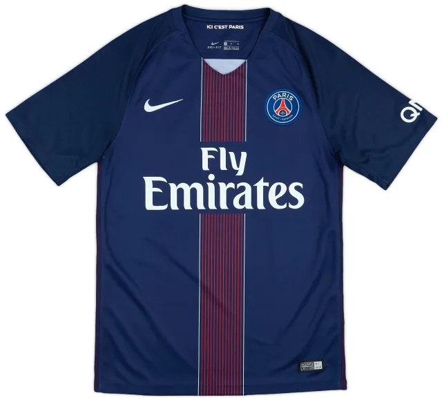 Nike 2016-17 Paris Saint-Germain Home Shirt - 9/10 - (S)
