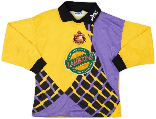 Asics 1997-99 Sunderland GK Shirt - 8/10 - (S)
