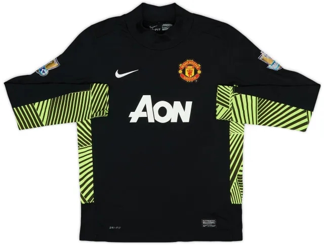 Nike 2011-12 Manchester United GK Shirt - 8/10 - (L.Boys)