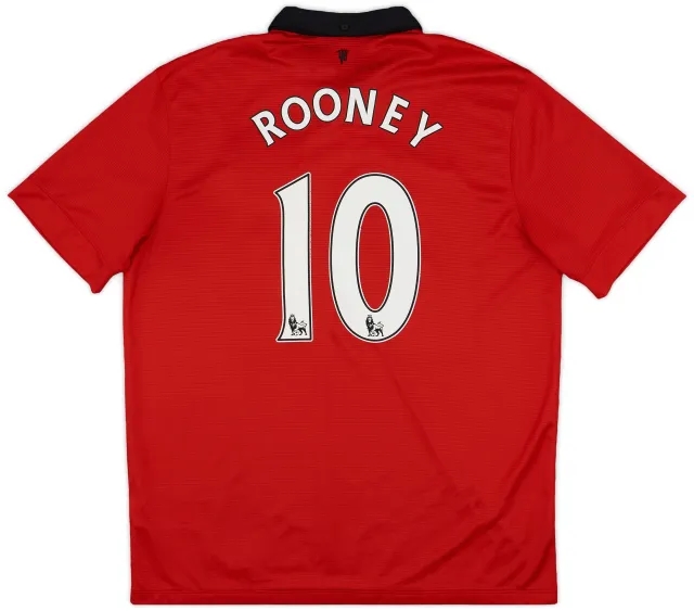 Nike 2013-14 Manchester United Home Shirt Rooney #10 - 8/10 - (XL)