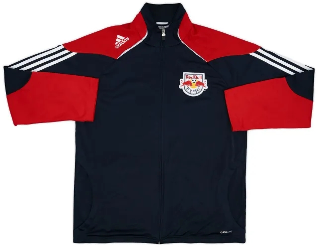 2009-10 New York Red Bulls adidas Track Jacket - 8/10 - (M)