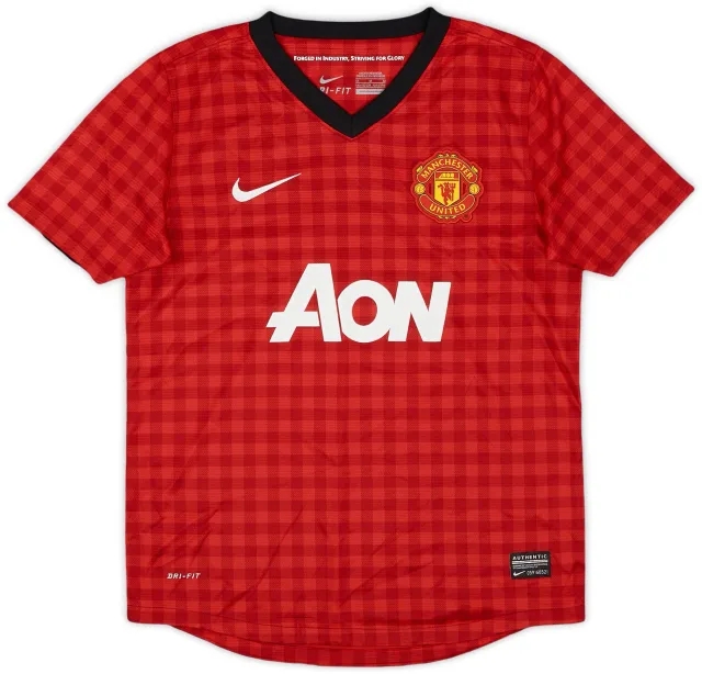 Nike 2012-13 Manchester United Home Shirt - 8/10 - (M.Boys)