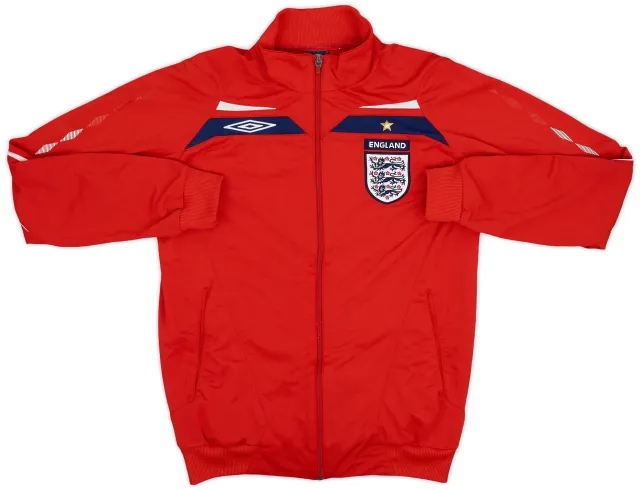 2007-08 England Umbro Track Jacket - 8/10 - (M)