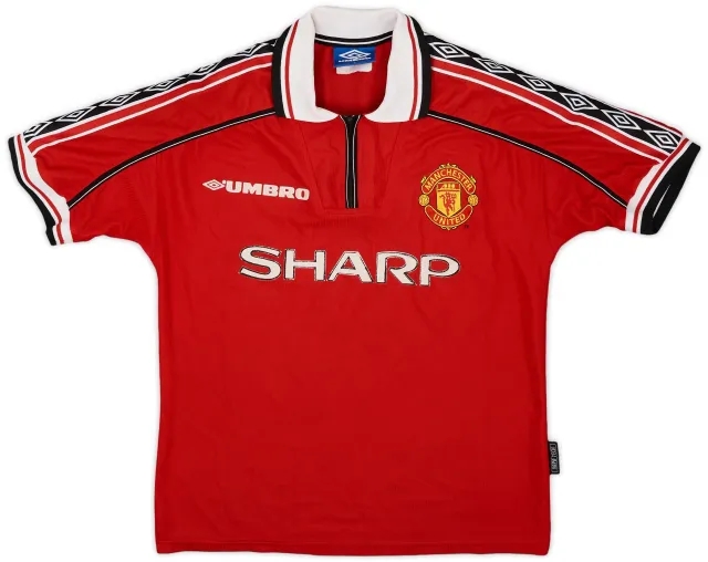 Umbro 1998-00 Manchester United Home Shirt - 6/10 - (Y)