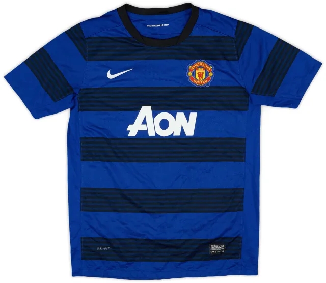 Nike 2011-13 Manchester United Away Shirt - 9/10 - (XL.Boys)