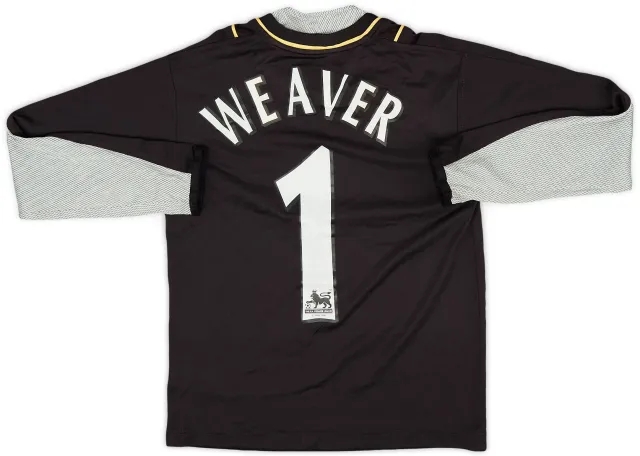 Reebok 2006-07 Manchester City GK Shirt Weaver #1 - 8/10 - (M.Boys)