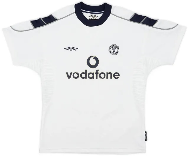 Umbro 2000-01 Manchester United Away Shirt - 8/10 - (M.Boys)