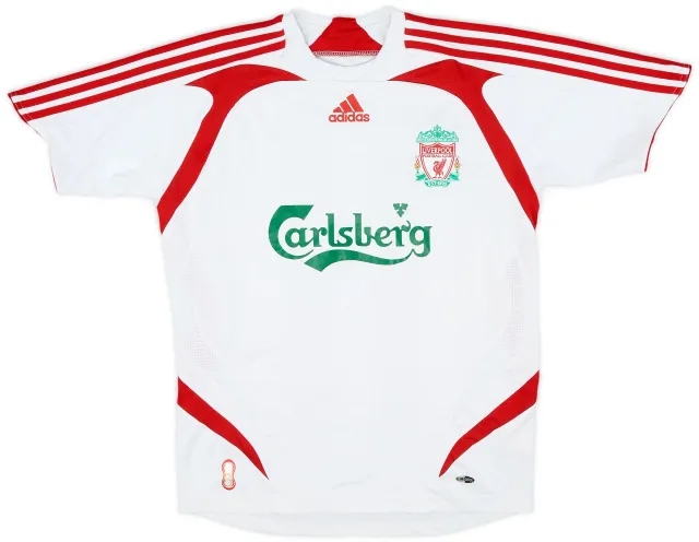 adidas 2007-08 Liverpool Away Shirt Torres #9 - 8/10 - (L.Boys)