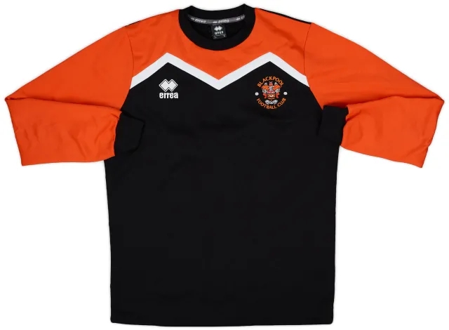 2017-18 Blackpool Errea Sweat Top - 9/10 - (L)