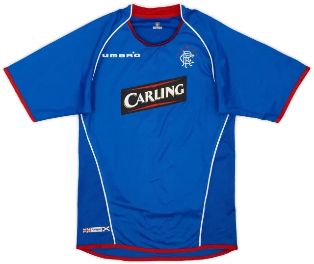 Umbro 2005-06 Rangers Home Shirt - 8/10 - (M.Boys)