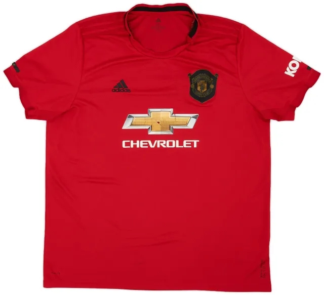 adidas 2019-20 Manchester United Home Shirt - 5/10 - (XXL)