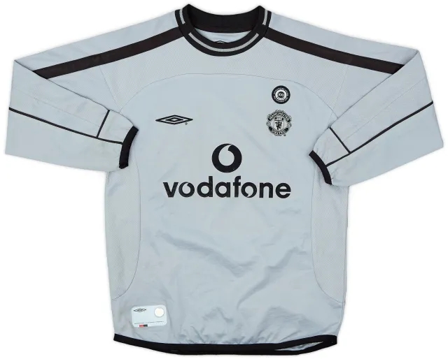 Umbro 2001-02 Manchester United Centenary GK Shirt - 9/10 - (6-7 Years)