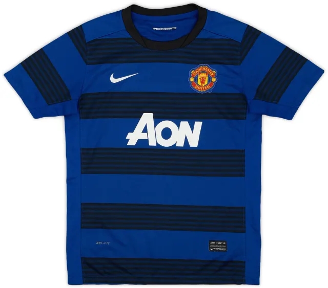 Nike 2011-13 Manchester United Away Shirt - 7/10 - (L.Boys)