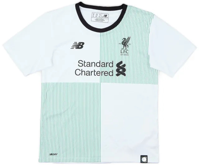 NewBalance 2017-18 Liverpool Away Shirt - 9/10 - (6-7 Years)
