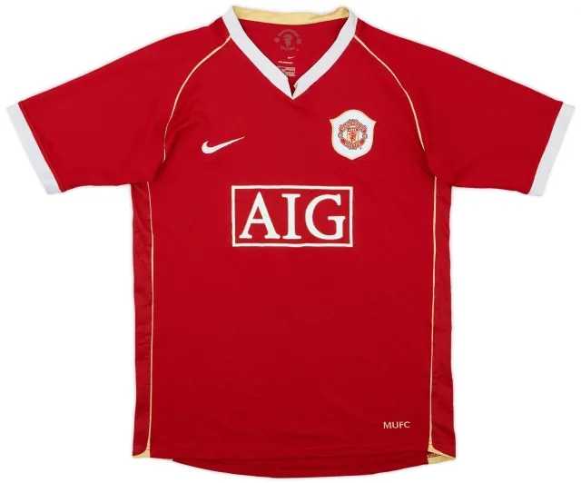 Nike 2006-07 Manchester United Home Shirt Solskjaer #20 - 8/10 - (XL)