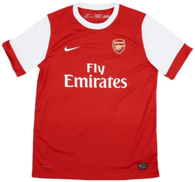 Nike 2010-11 Arsenal Home Shirt - 8/10 - (XL.Boys)