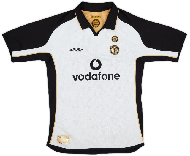 Umbro 2001-02 Manchester United Centenary Away/Third Shirt - 7/10 - (M.Boys)