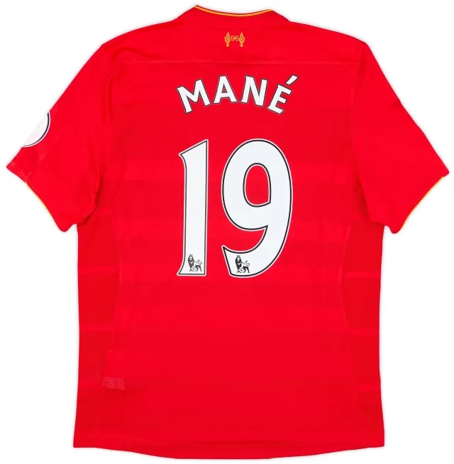 NewBalance 2016-17 Liverpool Home Shirt Mane #19 - 7/10 - (M)