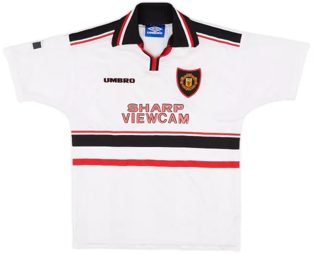 Umbro 1997-99 Manchester United Away Shirt - 7/10 - (L.Boys)
