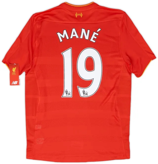 NewBalance 2016-17 Liverpool Home Shirt Mane #19 (S)