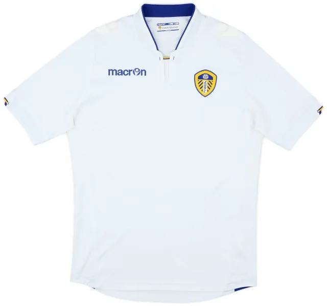 Macron 2014-15 Leeds United Home Shirt - 7/10 - (M)