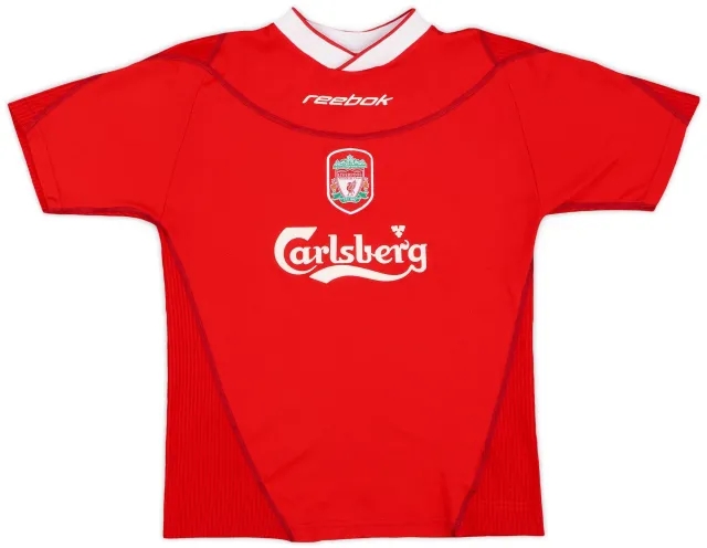 Reebok 2002-04 Liverpool Home Shirt - 8/10 - (L.Boys)