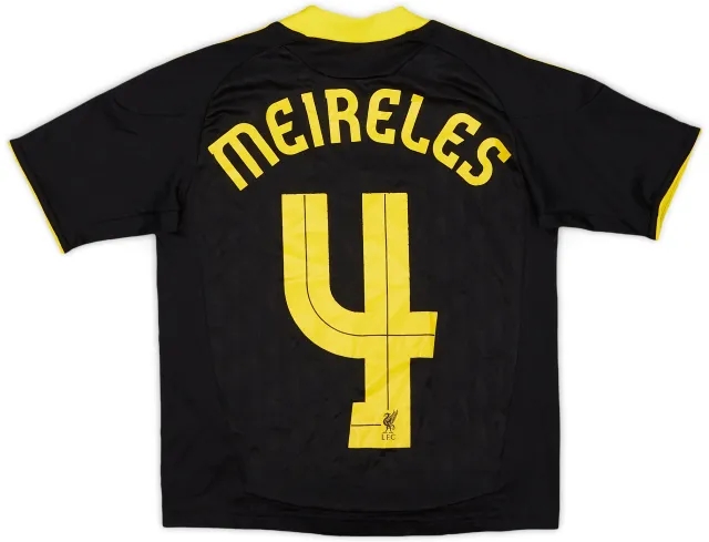 adidas 2010-11 Liverpool Third Shirt Meireles #4 - 7/10 - (7-8 Years)