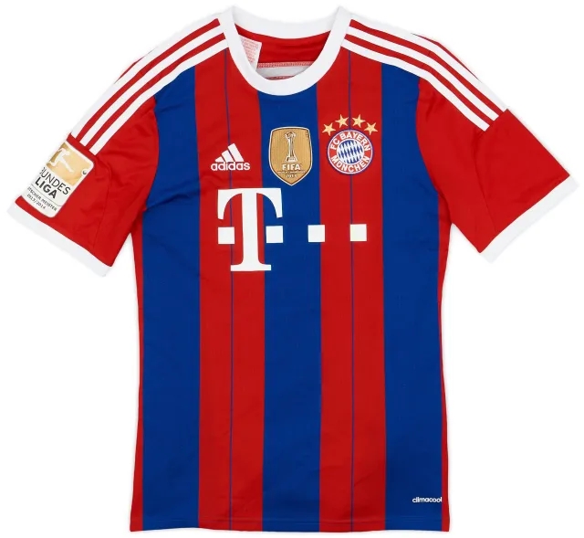 adidas 2014-15 Bayern Munich Home Shirt - 8/10 - (XL.Boys)