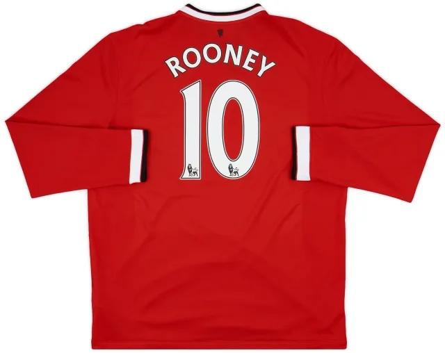Nike 2014-15 Manchester United Home Shirt Rooney #10 - 5/10 - (L)