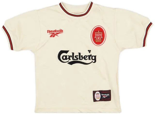Reebok 1996-97 Liverpool Away Shirt - 9/10 - (S.Boys)