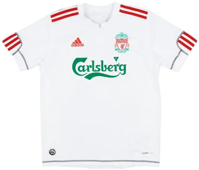 adidas 2009-10 Liverpool Third Shirt - 7/10 - (L.Boys)