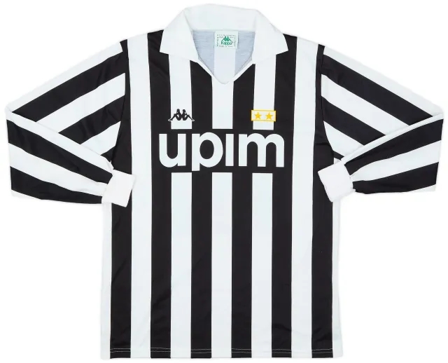 Kappa 1989-90 Juventus Basic Home L/S Shirt - 8/10 - (L)