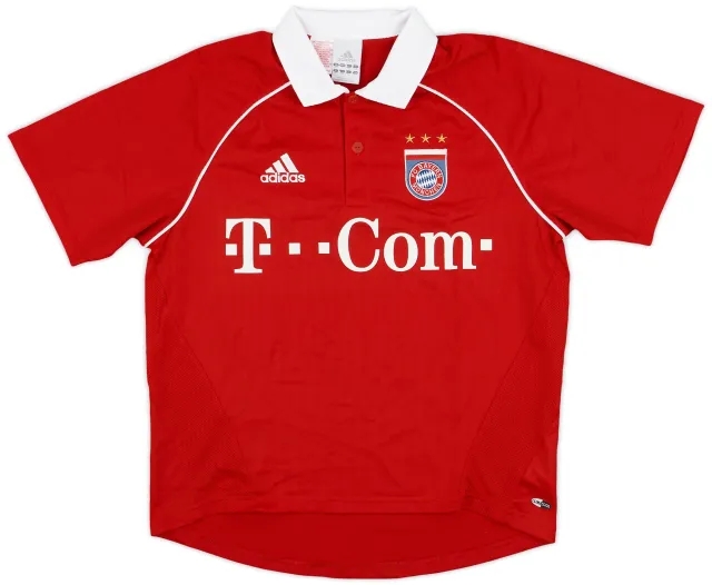 adidas 2005-06 Bayern Munich Home Shirt - 9/10 - (L.Boys)